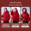 ASK JUNIOR Girls' Chinese-Style Quilted Winter Jacket