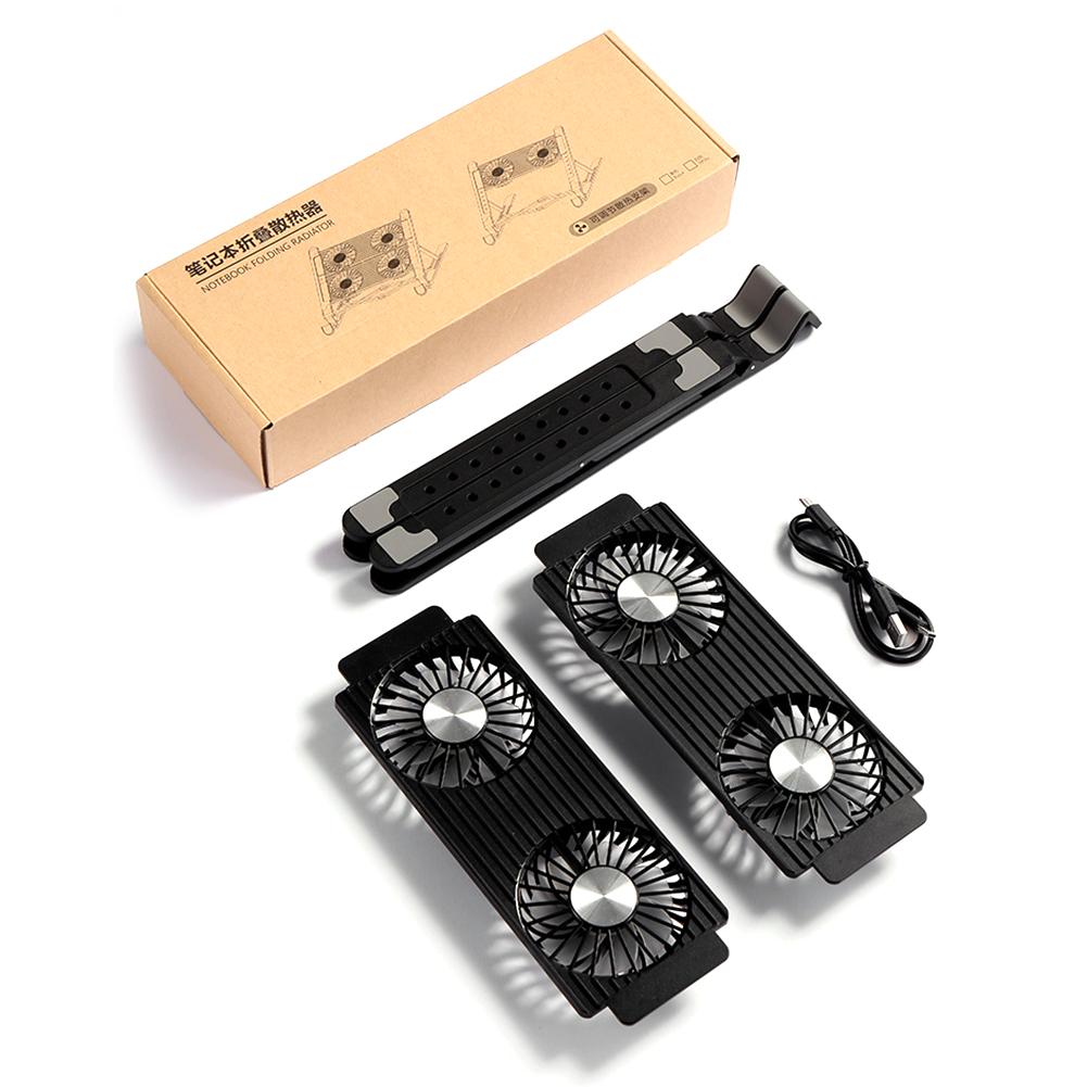 Laptop Cooling Pad with 2/4 Fan Silent Gaming Laptop Cooler Base Stand 7 Height Adjustable Portable Laptop Holder for 11-18 Inch