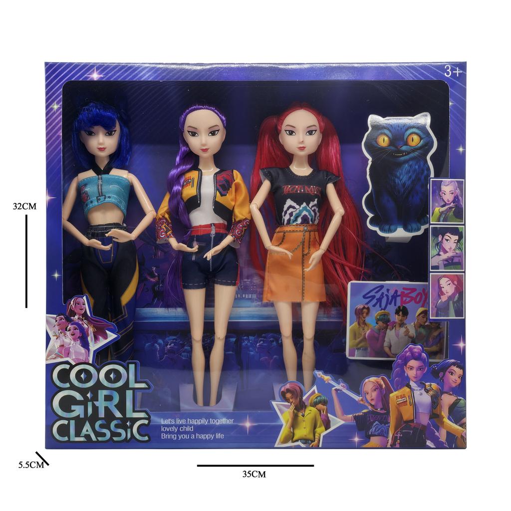 New K-POP Girl Group Doll Set