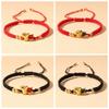 New Year Dragon Turtle Year Bracelet  Pendant Fortune Bracelet Creative Lucky Red Rope  Girls