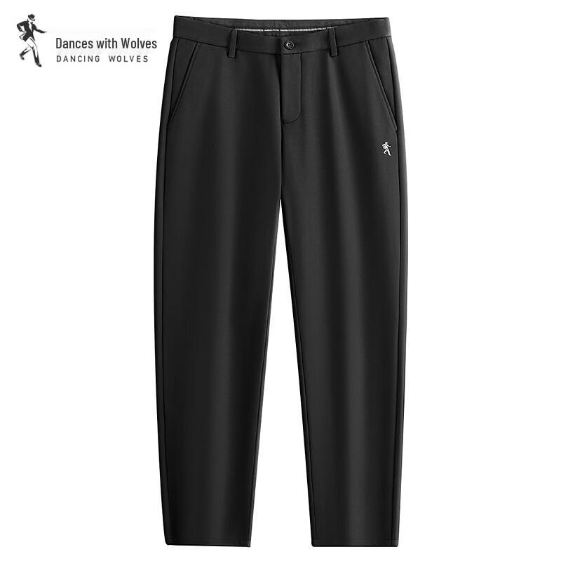 Men's Fleece Lined Straight-Leg Casual Pants