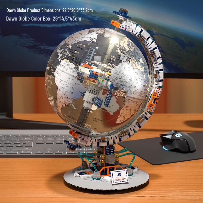 JAKI Jiaqi Space Dawn Globe Educational Building Blocks Toy