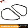 Carbon Fiber Front & Rear Door Speaker Cover Trim for Dodge Charger 11+ Interior