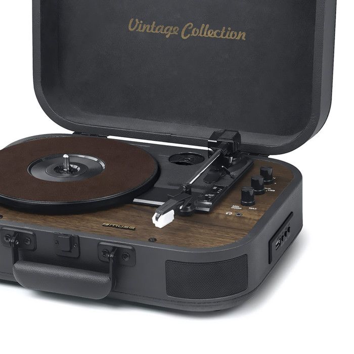 Tourne-disques Vinyle Muse MT-207 DGB, 33/45/78 Tours, Stéréo 2x5W - Port USB Bluetooth