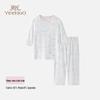 YEEHOO Girls' 50S Modal 3/4 Sleeve Pajama Set