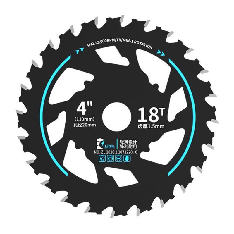 Advanced Lithium Chainsaw Blade with Energy Efficiency and Noise Reduction for Unseamed Woodworking 24 Teeth
