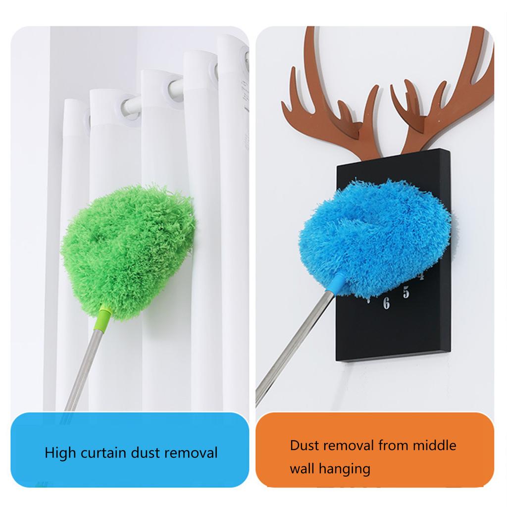 Telescopic Ceiling Fan Cleaning Brush With Durability Bristles Cleaner For Efficient Home And Car Interior Cleaning