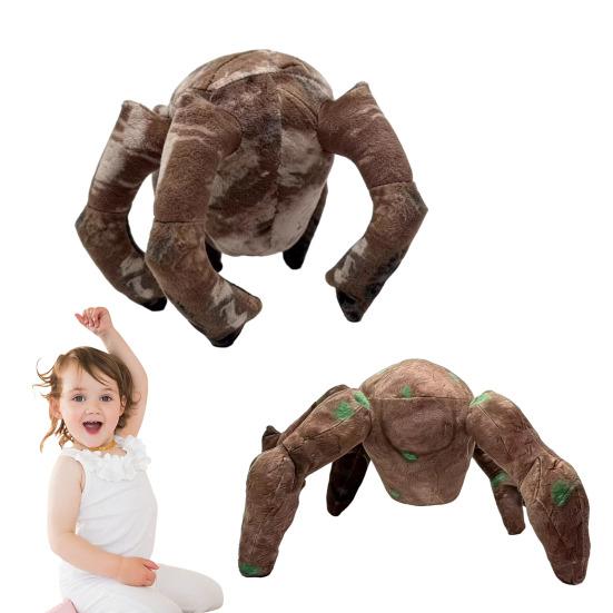 Stone Spider Plush Toy 20cm Soft Stuffed Animal Doll Realistic Creepy Cuddle Buddy Unique Home Decor Gift for Fans Sci-Fi Lovers