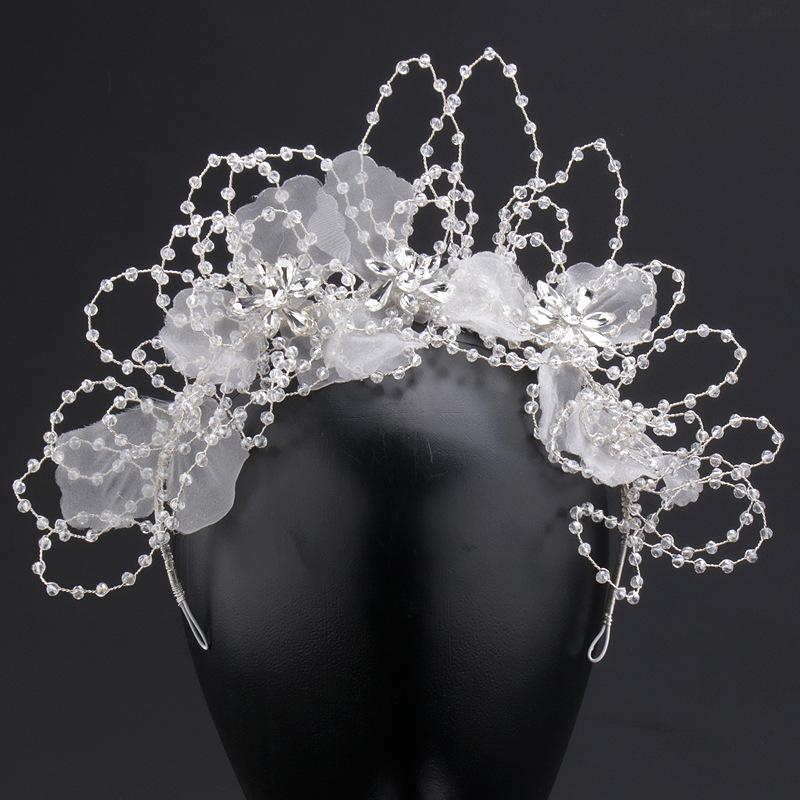 Crystal Fabric Handmade Children s Performance & Wedding Hair Accessories