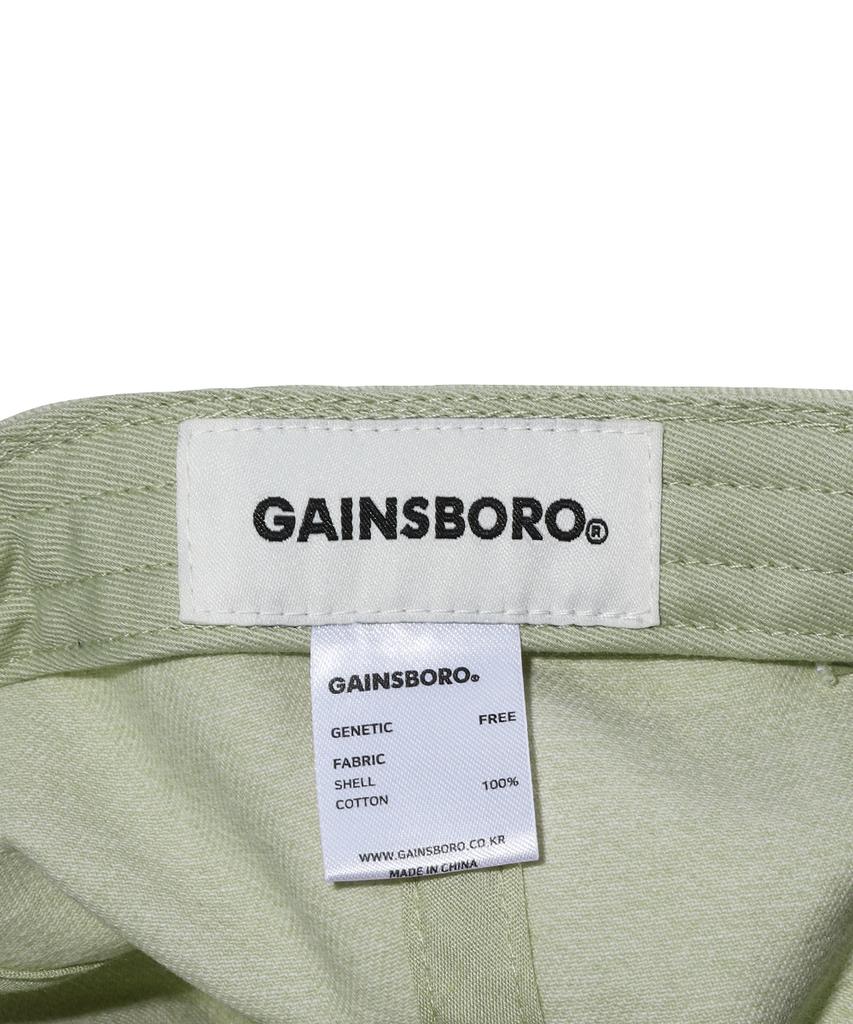 GAINSBORO Lettering Mix Cotton Ball Cap_Beige/Green