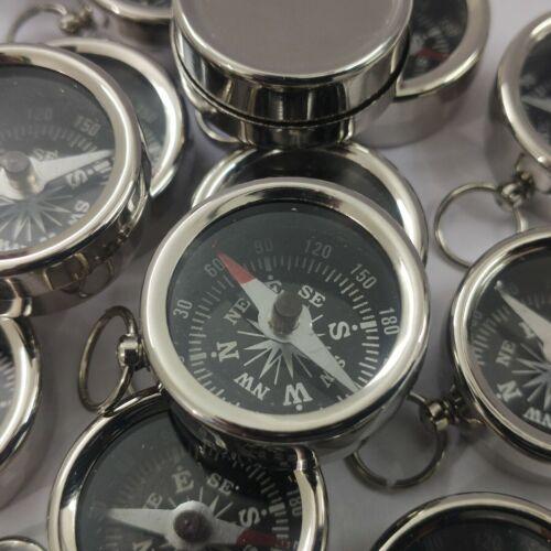Antique Vintage Brass Compass 27mm LOT OF 15 Pcs Marine Collectible Gift
