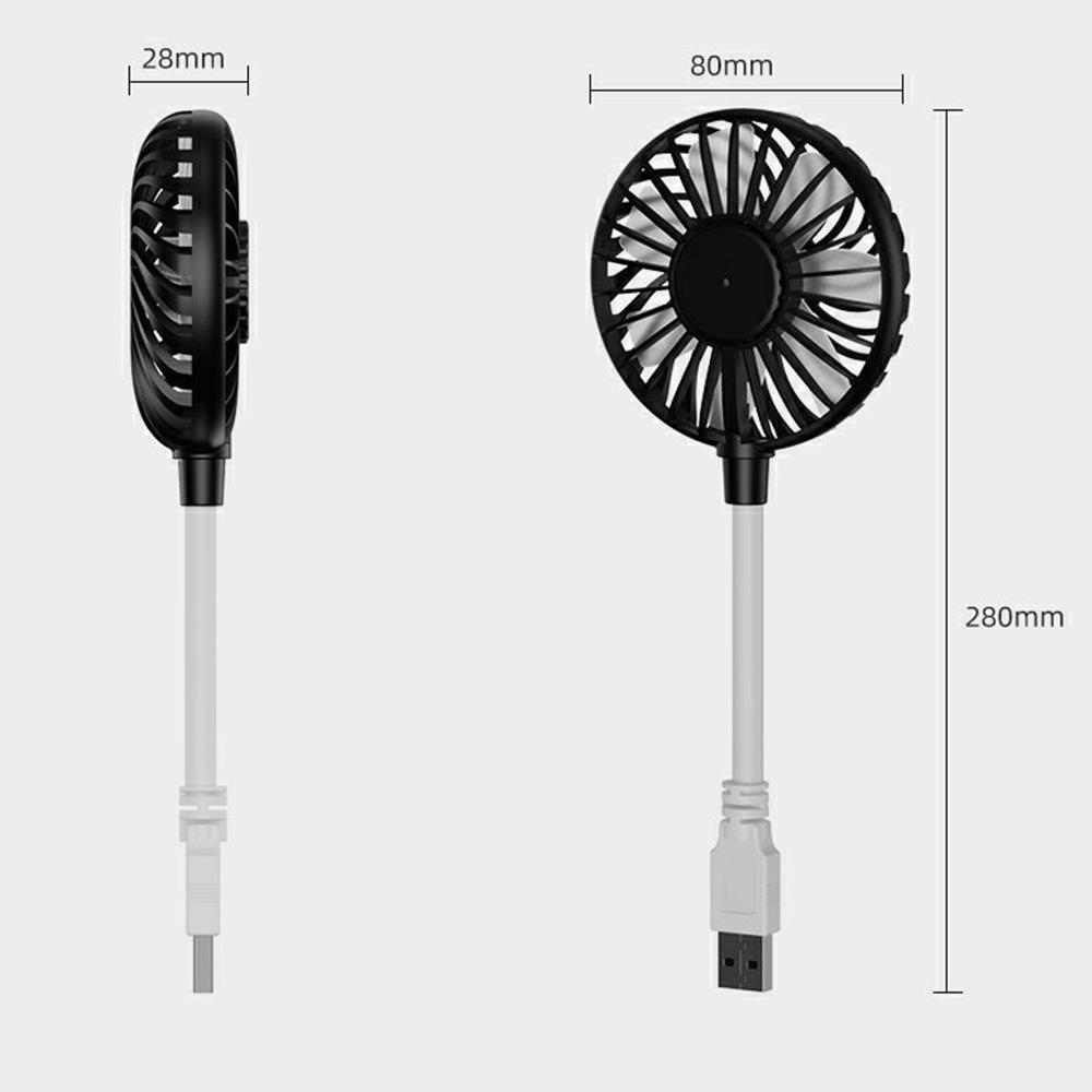 Mini USB Fan Mute Cooling Fan Plug And Play Office Desktop Small Fan Cooler Summer Portable Fan For Power Bank Laptop PC