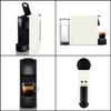 Nespresso Essenza Mini Capsule Coffee Maker, Pure White, C, 0.6L Water Tank, Compact and Lightweight, C30-WH-W