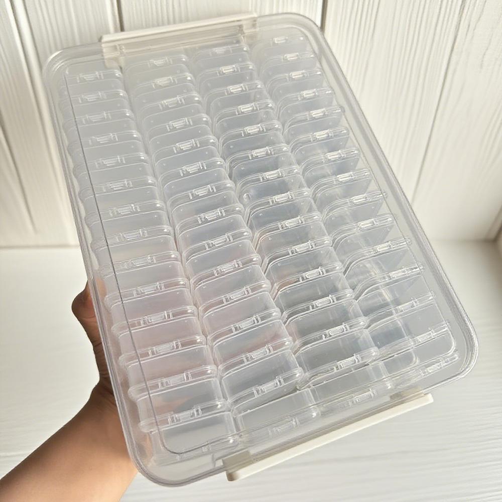 60 Stück DIY Diamantmalerei Aufbewahrungsbox, Nagellack Schmuck Strass Mosaik Aufbewahrungsbehälter, Multifunktionale Aufbewahrungsbox