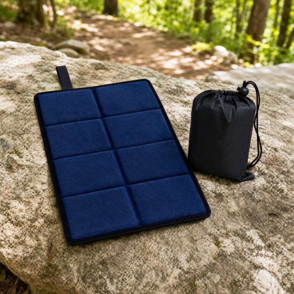 Portable Folding Seat Cushion Foldable Reflective Pad Padded for Outdoor, Sports