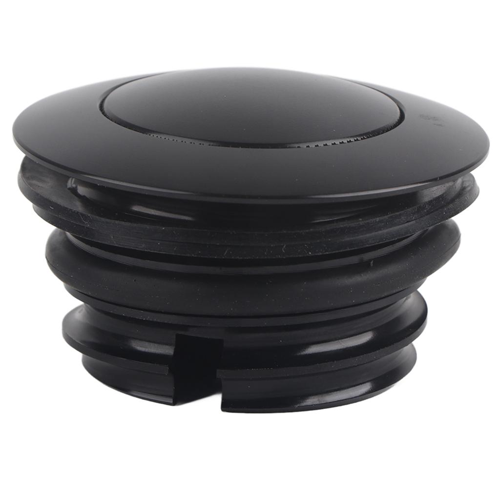 Motorcycle Fuel Tank Gas Cap Pop Up Oil Reservoir Gas Cover for 1982 2017(Black)
