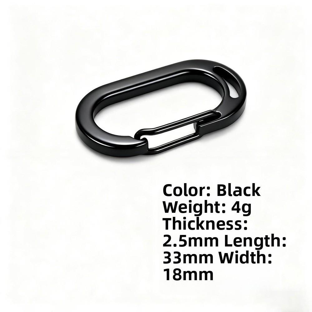 Spring Snap Design Stainless Steel Carabiner Multipurpose Backpack Buckle Hook For Outdoor Camping