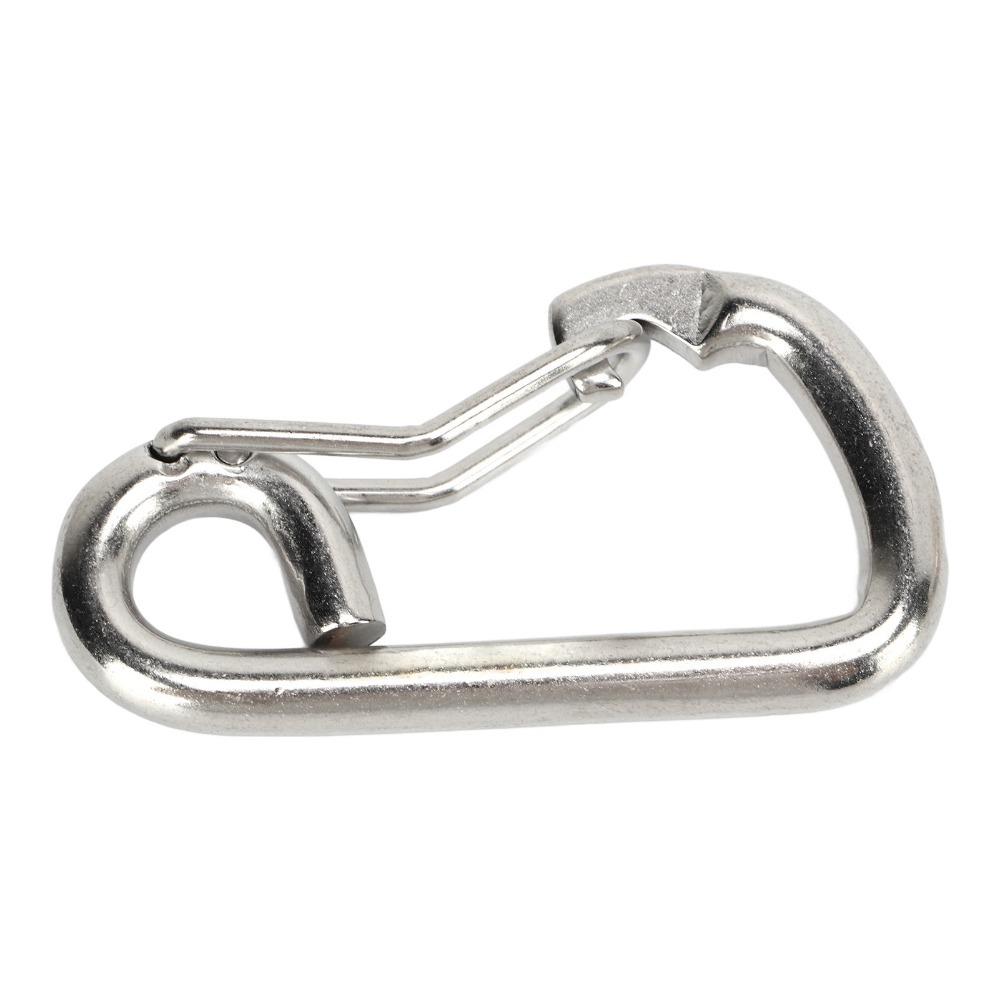 80mm Scuba Diving Safety Carabiner 316 Stainless Steel Diving Carabiner Scuba Diving