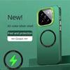 Luxury for Magsafe Wireless Charger Matte Frosted Case for Xiaomi 15T 14T 13T Pro 15 14 Pro Ultra Poco X8 X7 F8 F7 M8 Pro Transparent Protect Cover