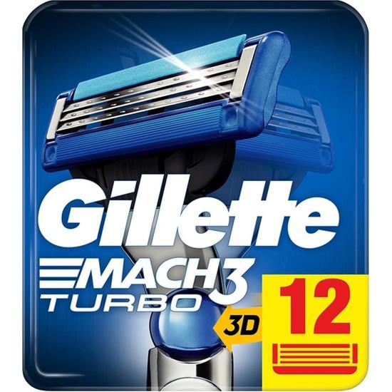 

Сменная бритва Gillette Mach3 Turbo, 12 шт.