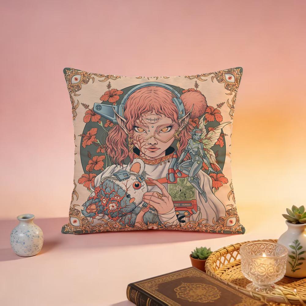Fashion BBring Me The Horizonable Cushion Cover Premium SkinFriendly Pillow Case MultiPurpose for Home Office Travel
