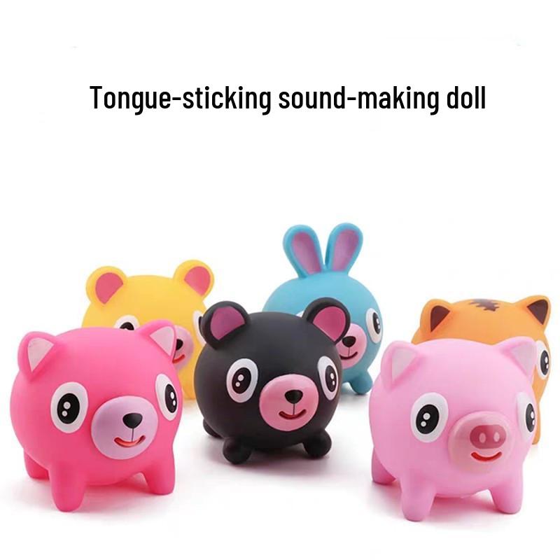 Ventriloquist Decompression Toy: Cute Animal Sound & Air-Squeeze Feature
