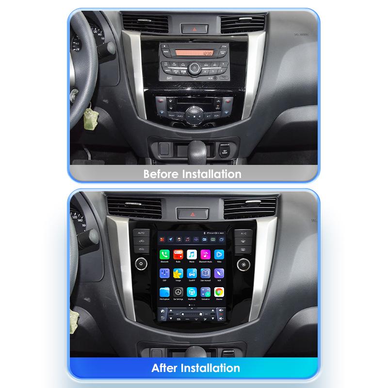 9.7" Android Vertical Screen Car Navigation with Backup Camera for 16-22 Nissan Navara