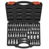 Torx Bit Socket and External Torx Socket Set 60-Piece S2 Alloy Steel Cr-V Steel