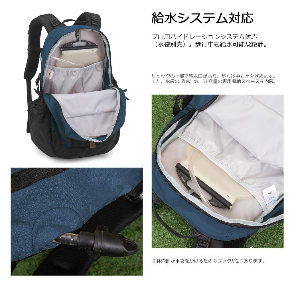 [MOUNTAINTOP] Plecak Wspinaczkowy 40L Duża Pojemność Lekki Plecak Kemping Piesze Wędrówki Podróże, Wspinaczka Górska, Kemping Outdoor Odpowiedni