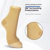 1 Paar Fersensporn Socken Achillessehnenentzündung Linderung Sportliche Fuß Knöchel Bandage Socken Rutschfest Feuchtigkeitstransportierend Herren Damen Zehenlos Knöchel Kompressionsmanschetten
