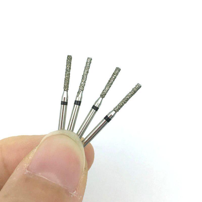 10pcs Dental Diamond Burs Drill Polishing Smoothing Whitening Super Coarse FG 1.6mm For High Speed Handpiece SF-11S