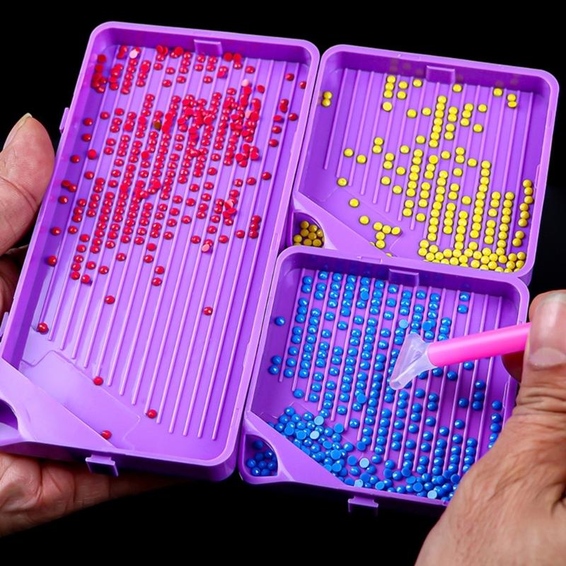 3/5/10Pcs Small and Large Drilling Drawing Trays Stacking Drilling Art Trays for Drilling Drawing Accessories