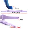 VANLOOK Kid's Glasses Temple Arm Silicone Gel With Chain Sport Children Spectacle Leg Repair Snaps Screwless Design Hinge