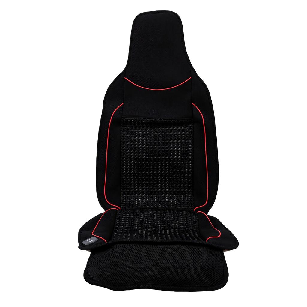 Cooling Truck Seat Cover with Back Support, Double Massage Points and 2 Oversized Fans, with Reverse Airflow Ventilation, for
