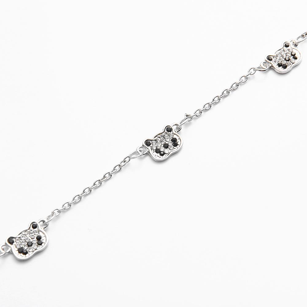 Armband für Frauen Trendy Vintage Asymmetrische Kette Bär Anhänger Smiley Gesicht Party Schmuck Großhandel