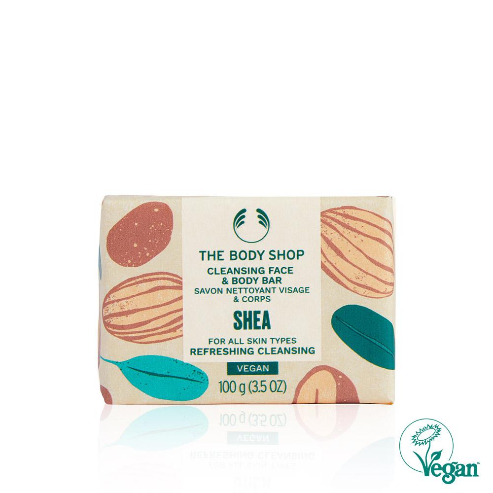 [The Body Shop] thebodyshop Shea All-in-One Cleansing Face & Body Bar Soap 100G