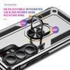 Case for Galaxy S26 Ultra - TPU+PC, Silver, With Stand