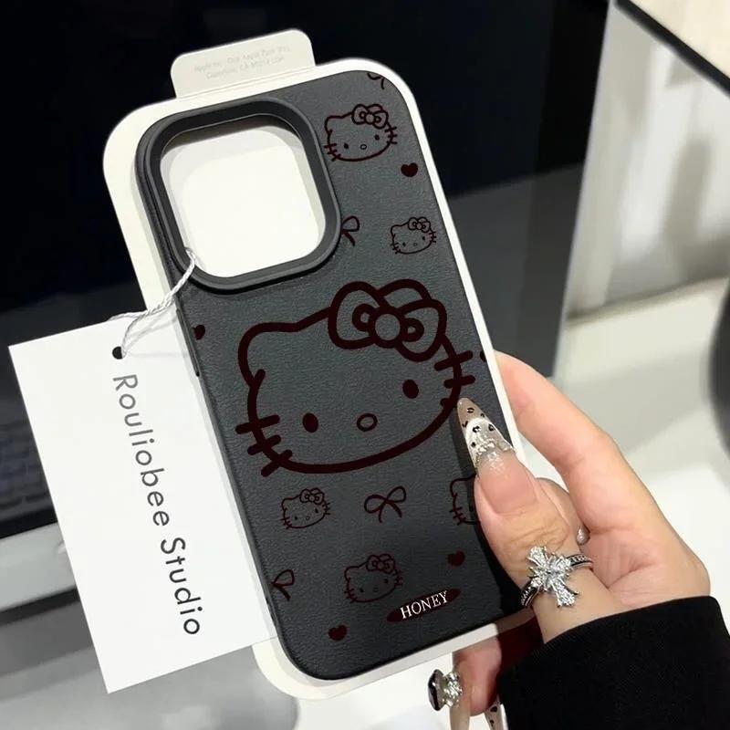 Lichee Pattern Hello Kitty Phone Case For OPPO A5X A3X A5 A3 Pro A60 A98 A79 A78 A58 A55 A54 A15 A16 A17 A52 A72 A74 A5S cover