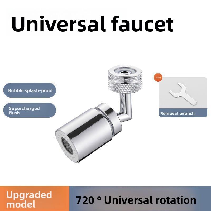 Washbasin Faucet, Mechanical Arm, Universal Bubble Maker, Anti-splash Nozzle, Water Dispenser, Extension and Lengthening Water-saving Device