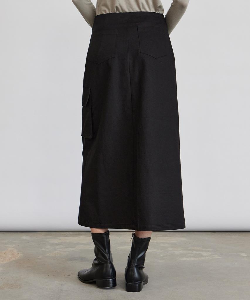 ITOV SEOUL Cargo Long Wrap Skirt Bk