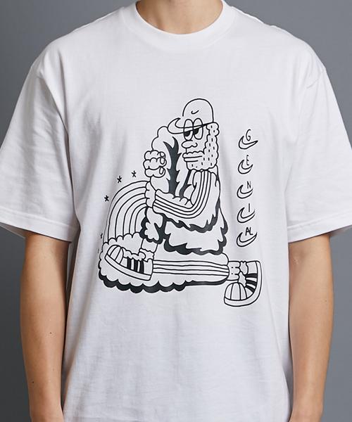 CONCEPTUAL [Conceptual X Genial] Mania 1 Short Sleeve T-Shirt_White