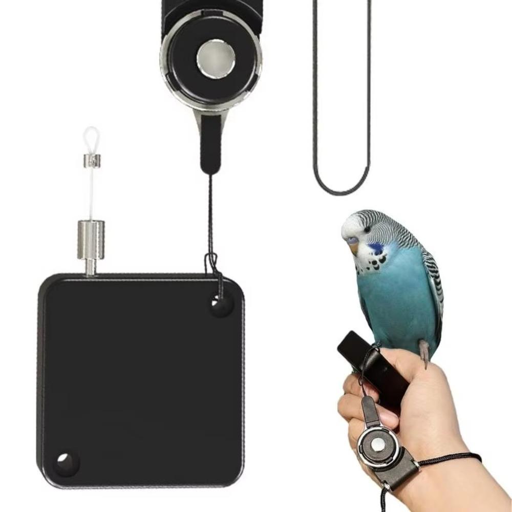 Auto Retractable Parrot Release Rope Adjustable Cockatiel Harness Leashes  Pet Accessories