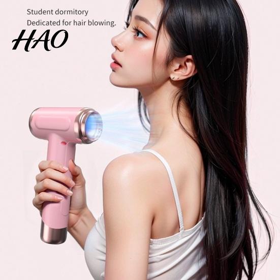 Cordless Blow Dryer Hair 200W 15000mAh USB Rechargeable Adjustable LCD Display High High-power Speed Fast Drying Low Noise Portable Travel Women