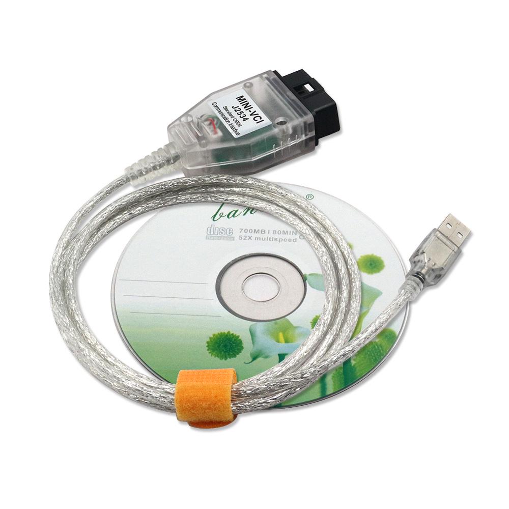 Neu Mini-VCI V18.00.008 Für-TOYOTA OBD2 Auto Diagnosekabel Mini VCI J2534 FTDI FT232RL TIS Techstream Auto Kabel Stecker
