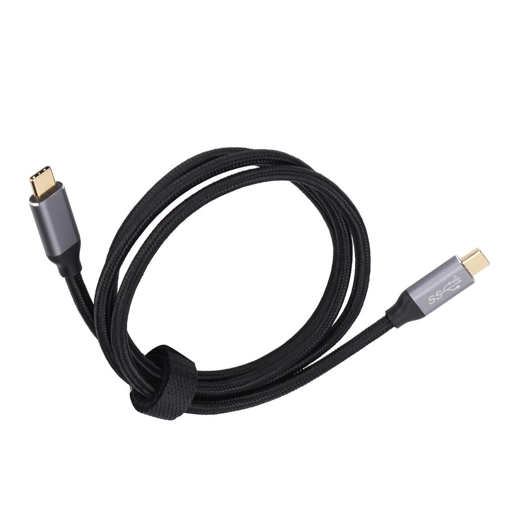 USB C Cable 10Gbps Fast Speed 100W Power Fast Charging 4K 60Hz Smart Chip Stable Transmission Type C Male Cable for PC