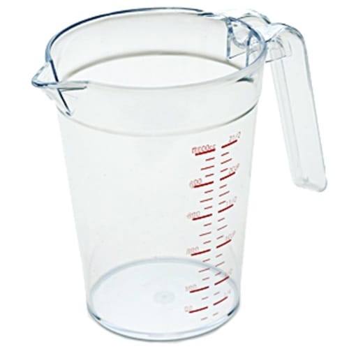 Endo Shoji Commercial Measuring Cup, 1000cc, Polycarbonate, BMZ2403