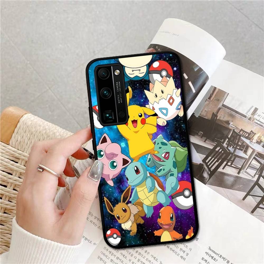 Cartoon P-Pokemones Cute Phone Case For Huawei Honor 10 Lite 9 20 7A 9X 30 50 60 70 Pro Plus Soft Silicone Cover