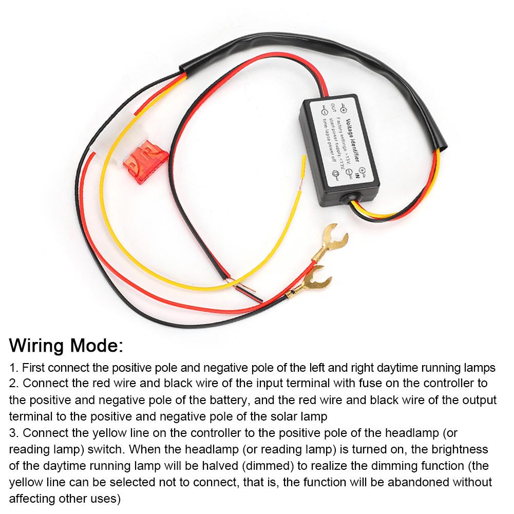 Car Smart LED Daytime Running Light Dimmer Automatic On Off Controller