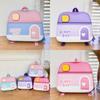Adorable Unisex Children's Backpack With Fun House Pattern Ideal For Preschoolers