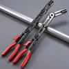 Long Reach Clamp Removal Tool Adjustable Fuel Line Pliers Hose Clamp Pliers  Auto Repair